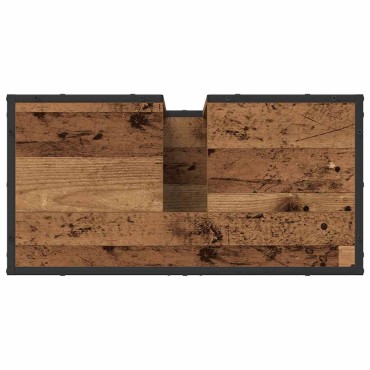 vidaXL Σετ Επίπλων Μπάνιου 4 τεμ. Παλιό Ξύλο 65x33x60 εκ