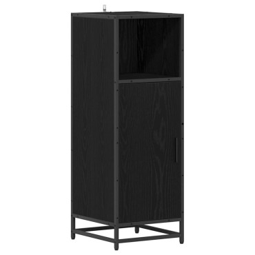 vidaXL Σετ Επίπλων Μπάνιου 4 τεμ. Μαύρη Οξυά 65x33x60 εκ