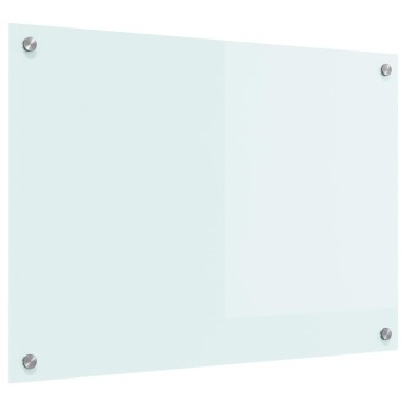 vidaXL Πλάτη κουζίνας Γάλα 70 x 50 cm σκληρυμένο γυαλί