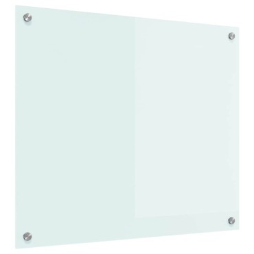 vidaXL Πλάτη κουζίνας Γάλα 70 x 60 cm σκληρυμένο γυαλί