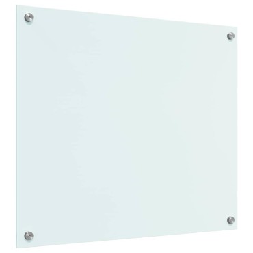 vidaXL Πλάτη κουζίνας Γάλα 70 x 60 cm σκληρυμένο γυαλί