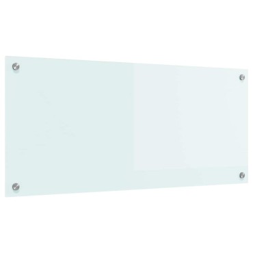 vidaXL Πλάτη κουζίνας Γάλα 90 x 40 cm σκληρυμένο γυαλί
