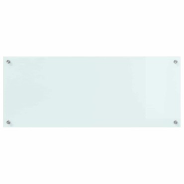vidaXL Πλάτη κουζίνας Γάλα 100 x 40 cm σκληρυμένο γυαλί