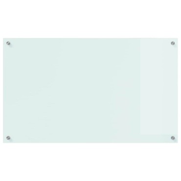 vidaXL Πλάτη κουζίνας Γάλα 100 x 60 cm σκληρυμένο γυαλί