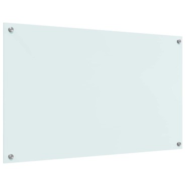 vidaXL Πλάτη κουζίνας Γάλα 100 x 60 cm σκληρυμένο γυαλί