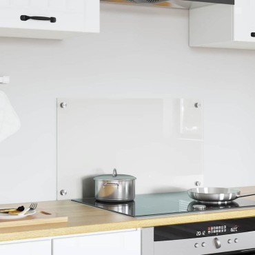 vidaXL Πλάτη κουζίνας Διαφανές 70 x 40 cm σκληρυμένο γυαλί