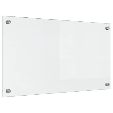 vidaXL Πλάτη κουζίνας Διαφανές 70 x 40 cm σκληρυμένο γυαλί
