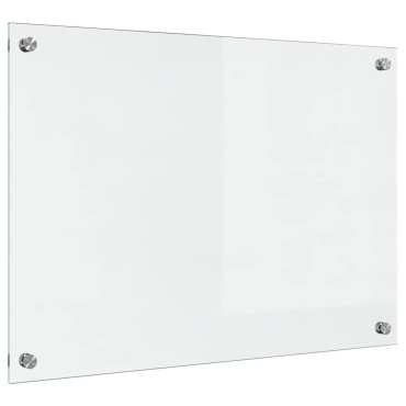 vidaXL Πλάτη κουζίνας Διαφανές 70 x 50 cm σκληρυμένο γυαλί
