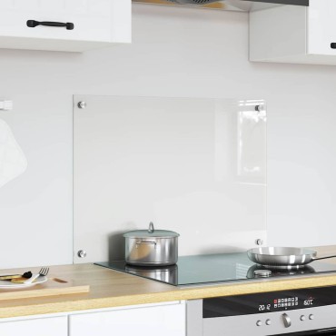vidaXL Πλάτη κουζίνας Διαφανές 70 x 50 cm σκληρυμένο γυαλί
