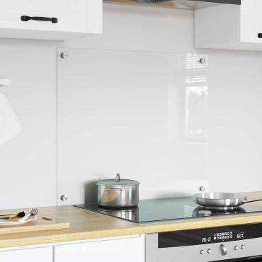 vidaXL Πλάτη κουζίνας Διαφανές 70 x 60 cm σκληρυμένο γυαλί