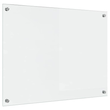 vidaXL Πλάτη κουζίνας Διαφανές 80 x 60 cm σκληρυμένο γυαλί
