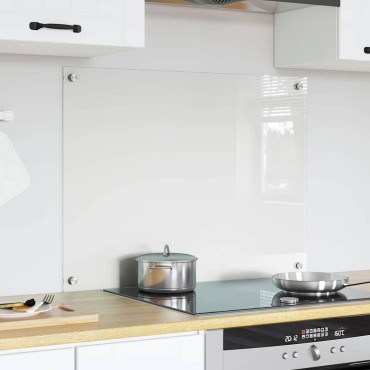 vidaXL Πλάτη κουζίνας Διαφανές 80 x 60 cm σκληρυμένο γυαλί
