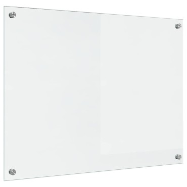 vidaXL Πλάτη κουζίνας Διαφανές 80 x 60 cm σκληρυμένο γυαλί