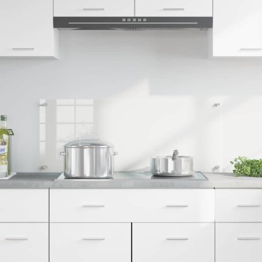 vidaXL Πλάτη κουζίνας Διαφανές 100 x 40 cm σκληρυμένο γυαλί