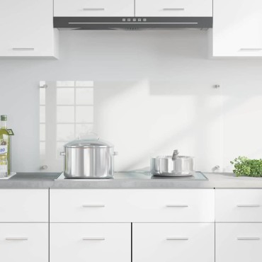 vidaXL Πλάτη κουζίνας Διαφανές 100 x 50 cm σκληρυμένο γυαλί