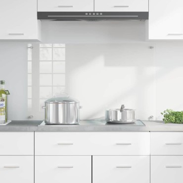 vidaXL Πλάτη κουζίνας Διαφανές 100 x 60 cm σκληρυμένο γυαλί