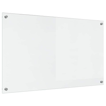 vidaXL Πλάτη κουζίνας Διαφανές 100 x 60 cm σκληρυμένο γυαλί