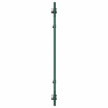 vidaXL Πλάτη κουζίνας Μαύρο 70 x 40 cm σκληρυμένο γυαλί