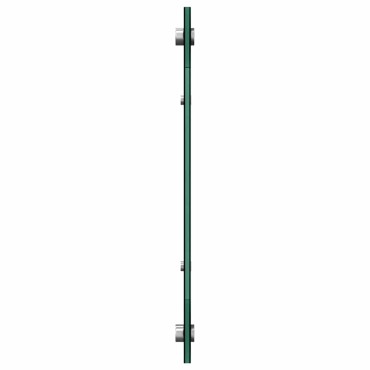 vidaXL Πλάτη κουζίνας Μαύρο 90 x 40 cm σκληρυμένο γυαλί