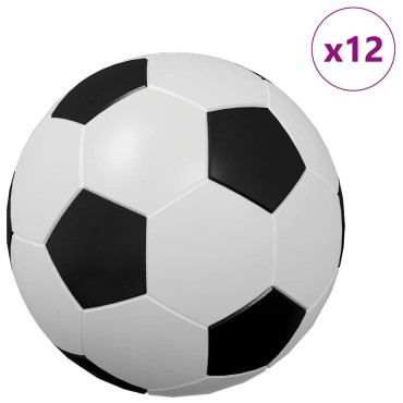 vidaXL Τραπέζια Ποδοσφαίρου 12 τεμ. Λευκό 3,6 x 3,6 εκ. Πολυπροπυλένιο