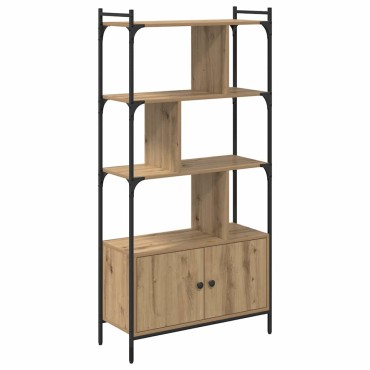 vidaXL Βιβλιοθήκη 6 επιπέδων 76,5x30x154,5cm Επεξεργασμένο Ξύλο 1 τεμ.