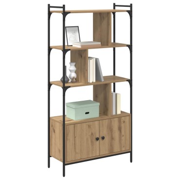 vidaXL Βιβλιοθήκη 6 επιπέδων 76,5x30x154,5cm Επεξεργασμένο Ξύλο 1 τεμ.