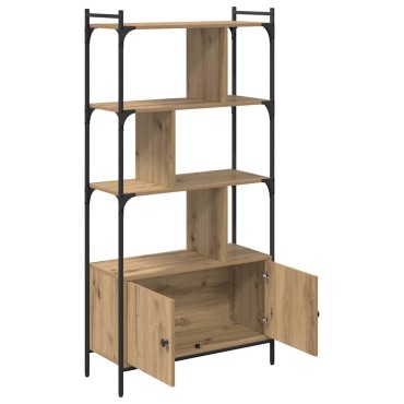 vidaXL Βιβλιοθήκη 6 επιπέδων 76,5x30x154,5cm Επεξεργασμένο Ξύλο 1 τεμ.