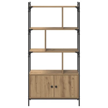 vidaXL Βιβλιοθήκη 6 επιπέδων 76,5x30x154,5cm Επεξεργασμένο Ξύλο 1 τεμ.