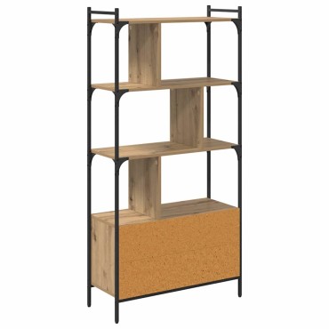 vidaXL Βιβλιοθήκη 6 επιπέδων 76,5x30x154,5cm Επεξεργασμένο Ξύλο 1 τεμ.
