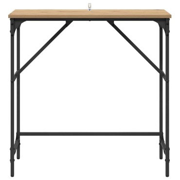 vidaXL Τραπέζι κονσόλας Artisan Oak 75x32x75cm 1 τεμ.