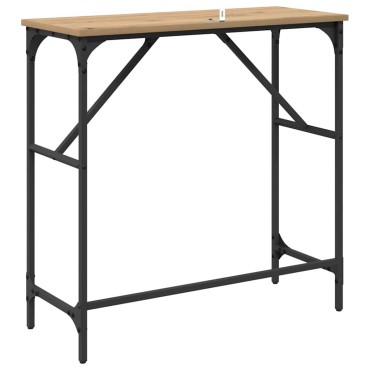 vidaXL Τραπέζι κονσόλας Artisan Oak 75x32x75cm 1 τεμ.