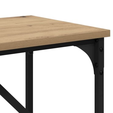 vidaXL Τραπέζι κονσόλας Artisan Oak 75x32x75cm 1 τεμ.