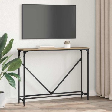 vidaXL Τραπέζι κονσόλας Artisan Oak 102x23x75 εκ 1 τεμ.