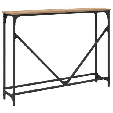 vidaXL Τραπέζι κονσόλας Artisan Oak 102x23x75 εκ 1 τεμ.