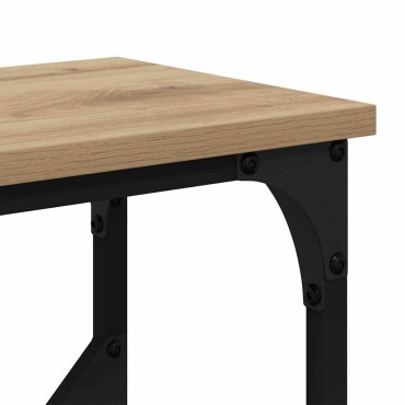 vidaXL Τραπέζι κονσόλας Artisan Oak 102x23x75 εκ 1 τεμ.