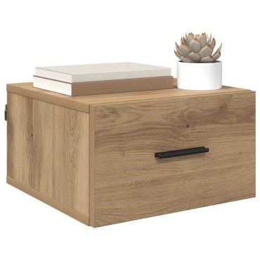 vidaXL Κομοδίνο artisan δρυς 35x35x20cm Επεξεργασμένο Ξύλο 1 τεμ.