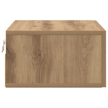 vidaXL Κομοδίνο artisan δρυς 35x35x20cm Επεξεργασμένο Ξύλο 1 τεμ.