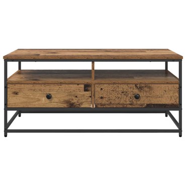 vidaXL Τραπεζάκι σαλονιού Παλαιωμένο ξύλο 100x51x45cm 1 τεμ.