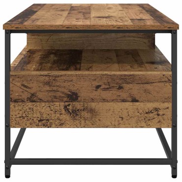 vidaXL Τραπεζάκι σαλονιού Παλαιωμένο ξύλο 100x51x45cm 1 τεμ.