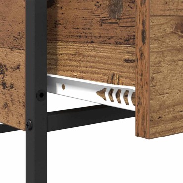 vidaXL Τραπεζάκι σαλονιού Παλαιωμένο ξύλο 100x51x45cm 1 τεμ.