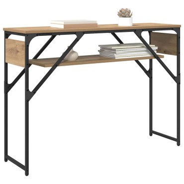 vidaXL ΤραπέζιΚονσόλας Artisan Oak Επεξεργασμένο Ξύλο 105x30x75cm 1 τεμ.