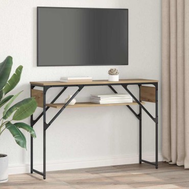 vidaXL ΤραπέζιΚονσόλας Artisan Oak Επεξεργασμένο Ξύλο 105x30x75cm 1 τεμ.