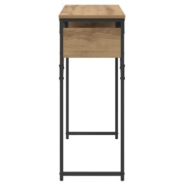 vidaXL ΤραπέζιΚονσόλας Artisan Oak Επεξεργασμένο Ξύλο 75x30x75cm 1 τεμ.