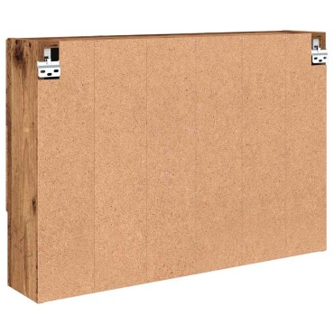 vidaXL Ντουλάπα Καθρέφτη Παλιό ξύλο 80x17x55cm Επεξεργασμένο ξύλο 1 τεμ.