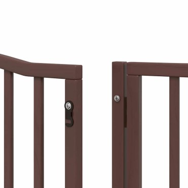 vidaXL Διαχωριστικό Σκύλων/Πόρτα Πτυσσόμενο 12 Πάνελ 960εκ Ξύλο Λεύκας