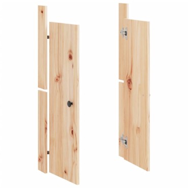 vidaXL Πόρτες Κουζίνας Εξ. Χώρου MEPPEL 2 τεμ. 50x9x82 εκ. Μασίφ Πεύκο