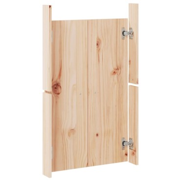 vidaXL Πόρτες Κουζίνας Εξ. Χώρου MEPPEL 2 τεμ. 50x9x82 εκ. Μασίφ Πεύκο