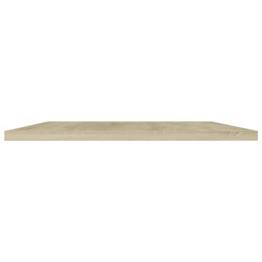 vidaXL Ράφια Βιβλιοθήκης 4 τεμ. Sonoma Δρυς 80x40x1,5cm Μοριοσανίδα