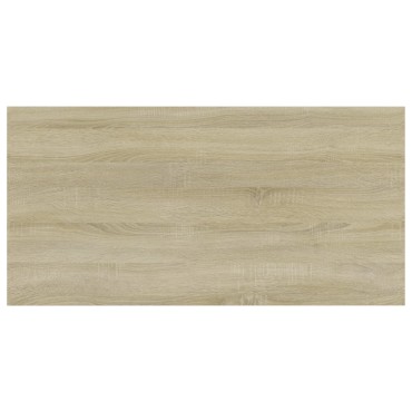 vidaXL Ράφια Βιβλιοθήκης 4 τεμ. Sonoma Δρυς 80x40x1,5cm Μοριοσανίδα