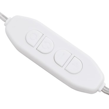 vidaXL Καθρέφτης με Φώτα LED 40x20 εκ. Γυαλί Οβάλ